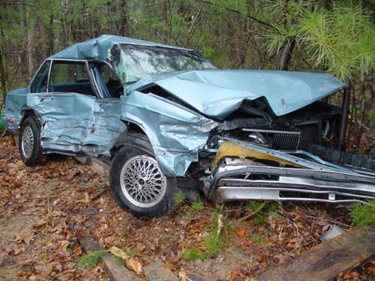 Bad Distracted driver crash