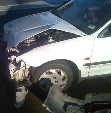 Honda Crashed
