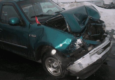 Ford F-150 Crash Pic