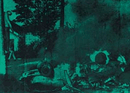 Green car crash