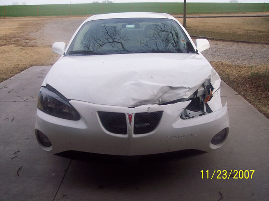 Deer crash OK
