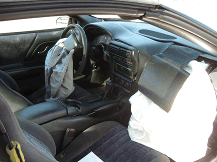 Camaro Crash: Air Bags