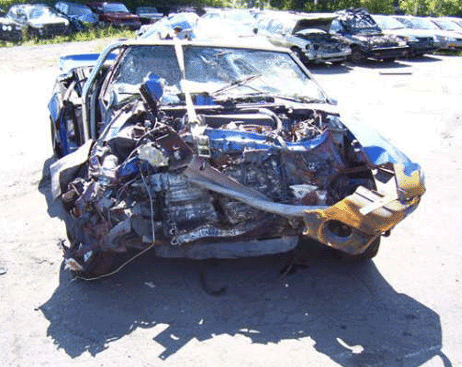 Crashed stang