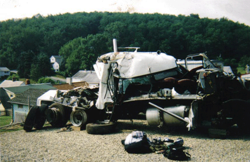Truck Crashed