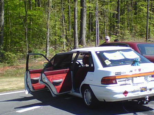 Ford escort hit