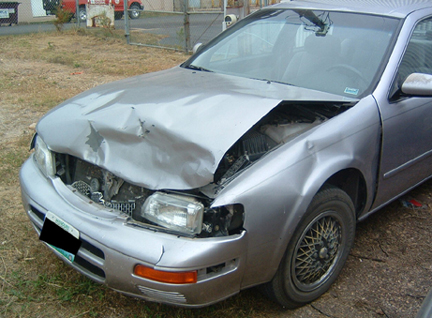 Nissan Maxima Hits Deer  Salem, Missouri