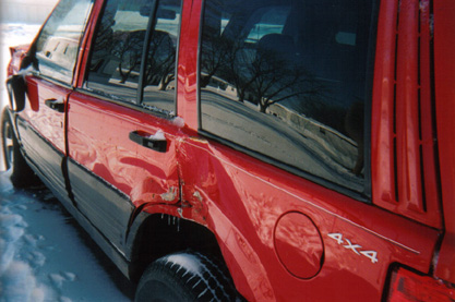 Jeep ks crash