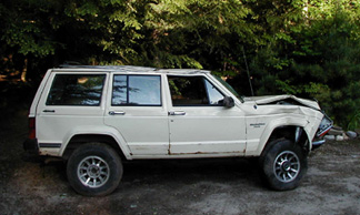 Jeep Cherokee Laredo Crash
